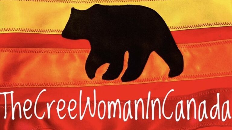 The Cree Woman In Canada