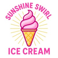Sunshine Swirl Ice Cream