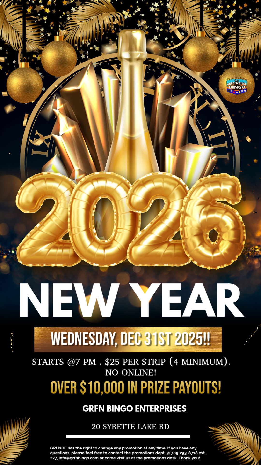 2026 New Years Bingo